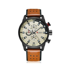 Cargar imagen en el visor de la galería, RELOJ CLÁSICO PARA HOMBRE CURREN  8250BNWT - MARRÓN
