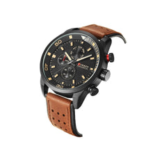 Cargar imagen en el visor de la galería, RELOJ CLÁSICO PARA HOMBRE CURREN KREB KREB110128 - CAFÉ
