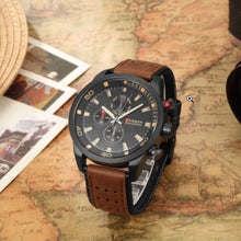 Cargar imagen en el visor de la galería, RELOJ CLÁSICO PARA HOMBRE CURREN KREB KREB110128 - CAFÉ
