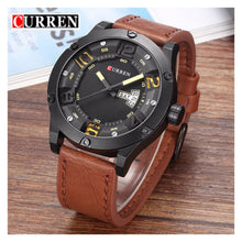 Cargar imagen en el visor de la galería, RELOJ CLÁSICO PARA HOMBRE CURREN  8251BNBK - MARRÓN
