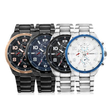 Cargar imagen en el visor de la galería, RELOJ  PARA HOMBRE CURREN  8276GSLBK - PLATEADO
