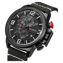 Cargar imagen en el visor de la galería, RELOJ CLÁSICO PARA HOMBRE CURREN  8278BK - NEGRO
