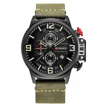 Cargar imagen en el visor de la galería, RELOJ CLÁSICO PARA HOMBRE CURREN  8278GN - VERDE
