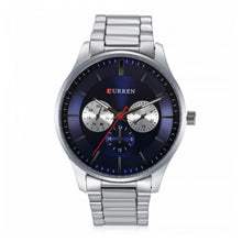 Cargar imagen en el visor de la galería, RELOJ  PARA HOMBRE CURREN  8282GSLBL - PLATEADO
