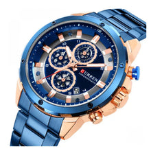 Cargar imagen en el visor de la galería, RELOJ  PARA HOMBRE CURREN  8323BLRG - AZUL

