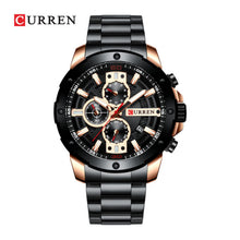 Cargar imagen en el visor de la galería, RELOJ  PARA HOMBRE CURREN  8336BKRG - NEGRO
