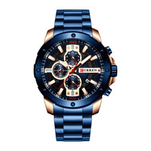 Cargar imagen en el visor de la galería, RELOJ  PARA HOMBRE CURREN  8336BLRG - AZUL
