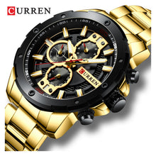 Cargar imagen en el visor de la galería, RELOJ  PARA HOMBRE CURREN  8336GDBK - ORO
