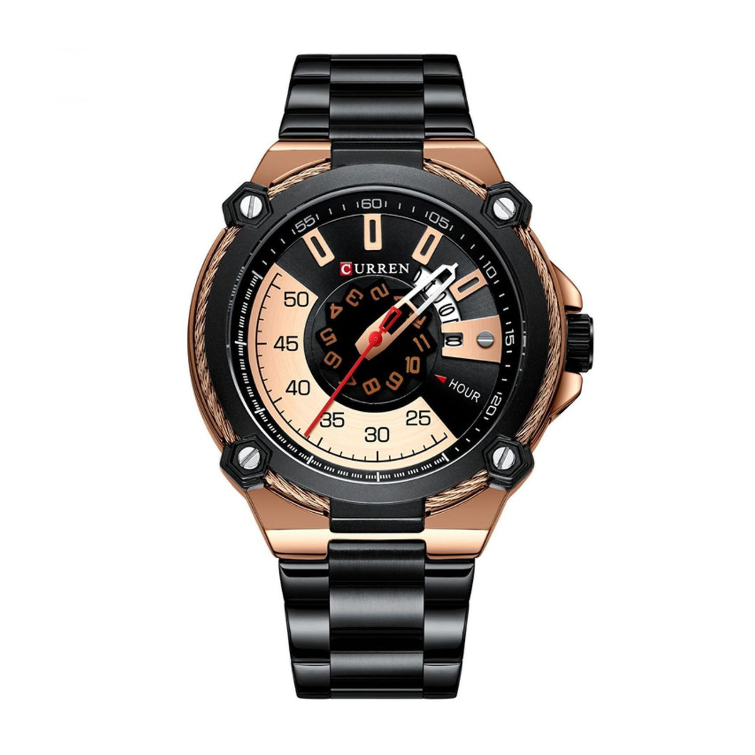 RELOJ  PARA HOMBRE CURREN  8345BKRG - NEGRO