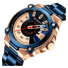 Cargar imagen en el visor de la galería, RELOJ  PARA HOMBRE CURREN  8345BLRG - AZUL
