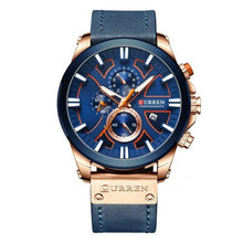 Cargar imagen en el visor de la galería, RELOJ CLÁSICO PARA HOMBRE CURREN KREC KREC8303 - AZUL
