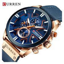 Cargar imagen en el visor de la galería, RELOJ CLÁSICO PARA HOMBRE CURREN KREC KREC8303 - AZUL
