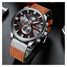 Cargar imagen en el visor de la galería, RELOJ CLÁSICO PARA HOMBRE CURREN  8346BNSL - MARRÓN
