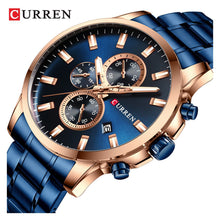 Cargar imagen en el visor de la galería, RELOJ  PARA HOMBRE CURREN  8348GBL - AZUL
