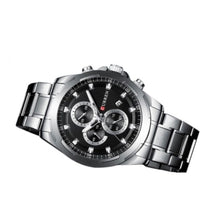 Cargar imagen en el visor de la galería, RELOJ  PARA HOMBRE CURREN  8354GSLBK - PLATEADO
