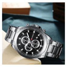 Cargar imagen en el visor de la galería, RELOJ  PARA HOMBRE CURREN  8354GSLBK - PLATEADO
