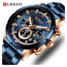 Cargar imagen en el visor de la galería, RELOJ  PARA HOMBRE CURREN  8355BLRG - AZUL
