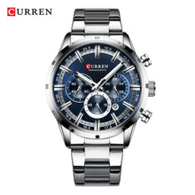 Cargar imagen en el visor de la galería, RELOJ  PARA HOMBRE CURREN  8355SLBL - PLATEADO
