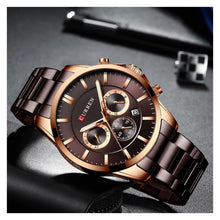 Cargar imagen en el visor de la galería, RELOJ  PARA HOMBRE CURREN  8358CFRG - ORO

