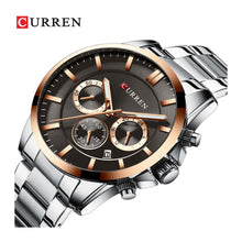 Cargar imagen en el visor de la galería, RELOJ  PARA HOMBRE CURREN  CUR8358SLRG - PLATEADO
