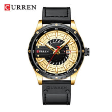 Cargar imagen en el visor de la galería, RELOJ CLÁSICO PARA HOMBRE CURREN  8374BKGD - NEGRO
