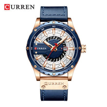 Cargar imagen en el visor de la galería, RELOJ CLÁSICO PARA HOMBRE CURREN  8374BLSL - AZUL
