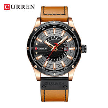 Cargar imagen en el visor de la galería, RELOJ CLÁSICO PARA HOMBRE CURREN  8374BNBK - DORADO
