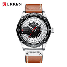 Cargar imagen en el visor de la galería, RELOJ CLÁSICO PARA HOMBRE CURREN  8374BNSL - MARRÓN
