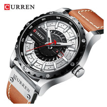 Cargar imagen en el visor de la galería, RELOJ CLÁSICO PARA HOMBRE CURREN  8374BNSL - MARRÓN

