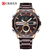 Cargar imagen en el visor de la galería, RELOJ  PARA HOMBRE CURREN  8384GBK - BRONCE
