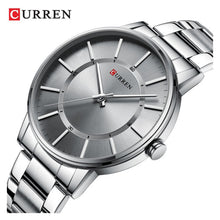 Cargar imagen en el visor de la galería, RELOJ  PARA HOMBRE CURREN  8385SL - PLATEADO
