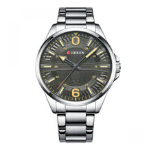 Cargar imagen en el visor de la galería, RELOJ  PARA HOMBRE CURREN  8389SL - PLATEADO

