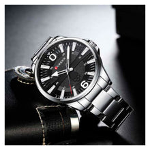 Cargar imagen en el visor de la galería, RELOJ  PARA HOMBRE CURREN  8389SLBK - PLATEADO
