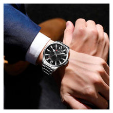 Cargar imagen en el visor de la galería, RELOJ  PARA HOMBRE CURREN  8389SLBK - PLATEADO
