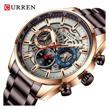 Cargar imagen en el visor de la galería, RELOJ  PARA HOMBRE CURREN  8391CF - BRONCE
