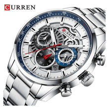 Cargar imagen en el visor de la galería, RELOJ  PARA HOMBRE CURREN  CUR8391SL - PLATEADO
