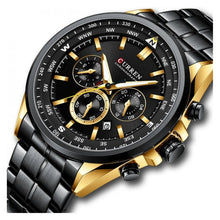 Cargar imagen en el visor de la galería, RELOJ  PARA HOMBRE CURREN  CUR8399BK - NEGRO
