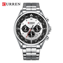 Cargar imagen en el visor de la galería, RELOJ  PARA HOMBRE CURREN  8399SL - PLATEADO
