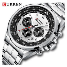 Cargar imagen en el visor de la galería, RELOJ  PARA HOMBRE CURREN  8399SL - PLATEADO
