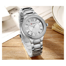 Cargar imagen en el visor de la galería, RELOJ  PARA MUJER CURREN  9004SL - PLATEADO
