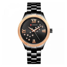 Cargar imagen en el visor de la galería, RELOJ  PARA MUJER CURREN  9009BK - NEGRO
