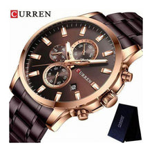 Cargar imagen en el visor de la galería, RELOJ  PARA HOMBRE CURREN 8348 KREC8128 - MARRÓN
