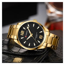 Cargar imagen en el visor de la galería, RELOJ  PARA HOMBRE CURREN 8434 KRED711801 - DORADO
