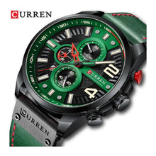Cargar imagen en el visor de la galería, RELOJ CLÁSICO PARA HOMBRE CURREN 8393 KRED34010707 - VERDE
