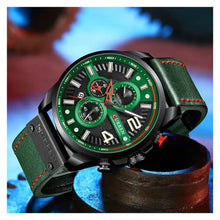 Cargar imagen en el visor de la galería, RELOJ CLÁSICO PARA HOMBRE CURREN 8393 KRED34010707 - VERDE

