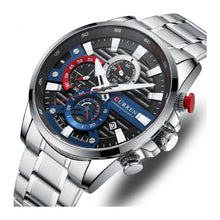 Cargar imagen en el visor de la galería, RELOJ  PARA HOMBRE CURREN KRED610105 KRED610105 - PLATEADO

