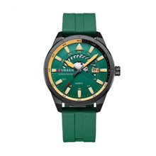 Cargar imagen en el visor de la galería, RELOJ CLÁSICO PARA HOMBRE CURREN KRED KRED5407 - VERDE
