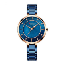 Cargar imagen en el visor de la galería, RELOJ  PARA MUJER CURREN KREC KREC6103 - AZUL
