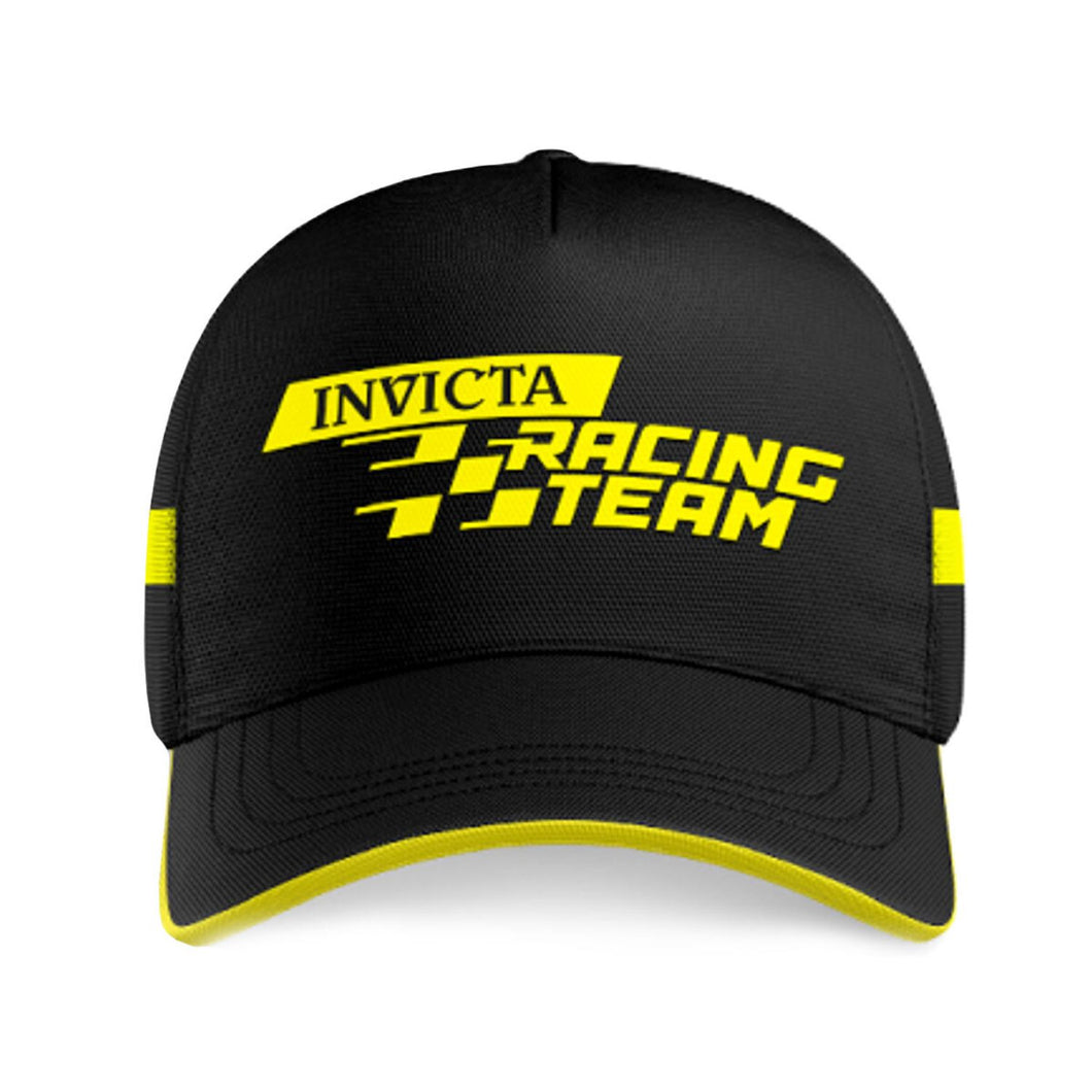 GEAR - INVICTA RACING TEAM HAT - BLACK\/YELLOW – Kronotime