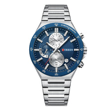 Cargar imagen en el visor de la galería, RELOJ  PARA HOMBRE CURREN KREE4104 8481 - PLATEADO
